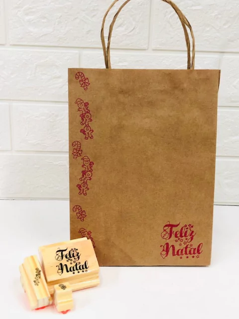 Kit Feliz Natal c/ 3 carimbos