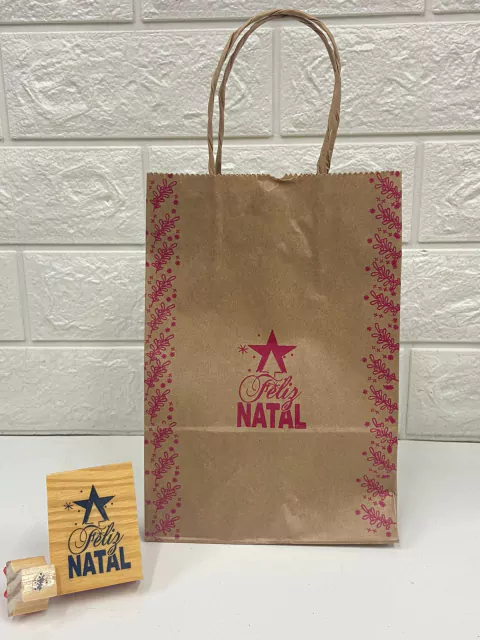 kit Feliz com carimbo galho