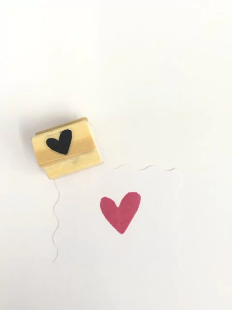 Mini carimbo coração