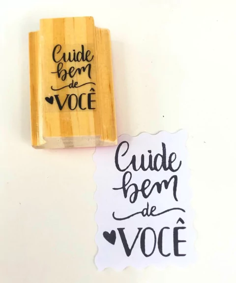 Carimbo Cuide Bem de Você