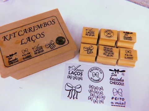 Kit carimbos para laços