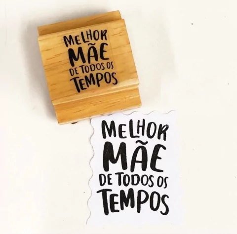 Carimbo Melhor Mãe De Todos Os Tempos