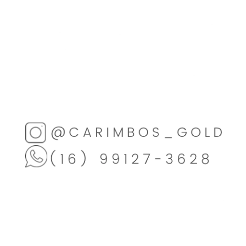 Carimbo personalizado com WhatsApp e Instagram