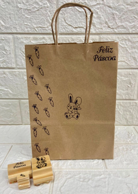 kit Páscoa coelhinho com cenourinha