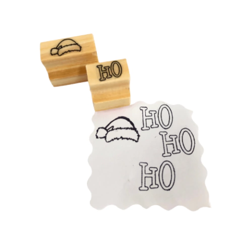 kit com 2 carimbos natal