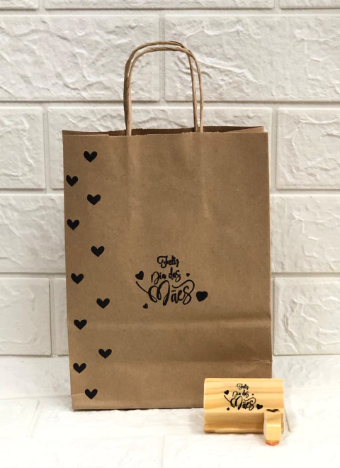 kit dia das mães com mini coração