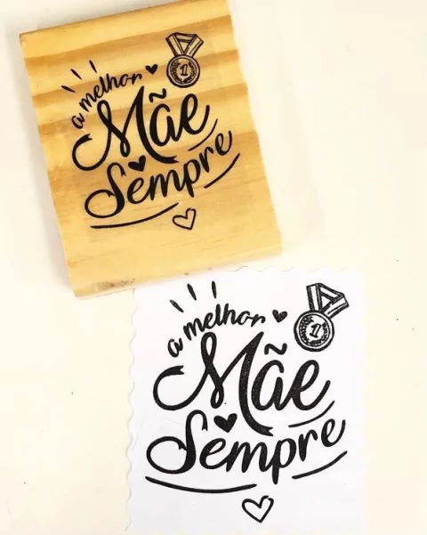 Carimbo A Melhor Mãe Sempre