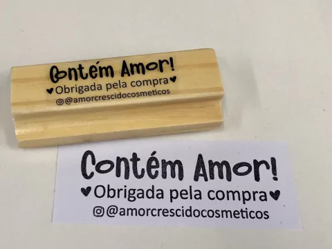 Contém amor personalizado
