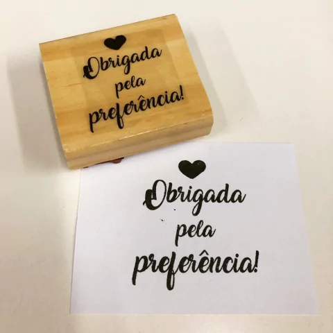 Obrigada pela preferência