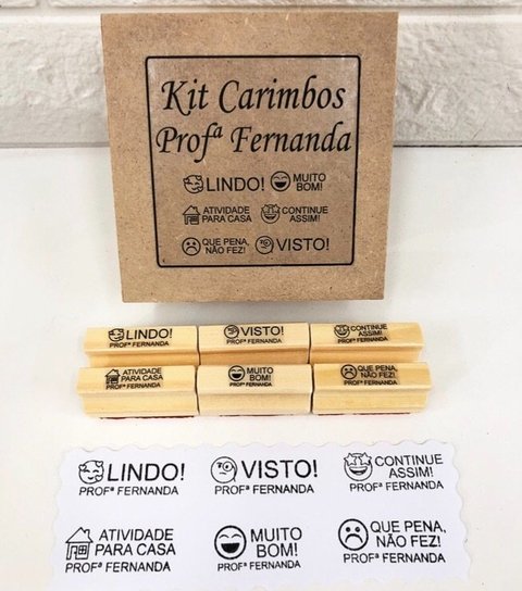 Kit Professor personalizado c/nome