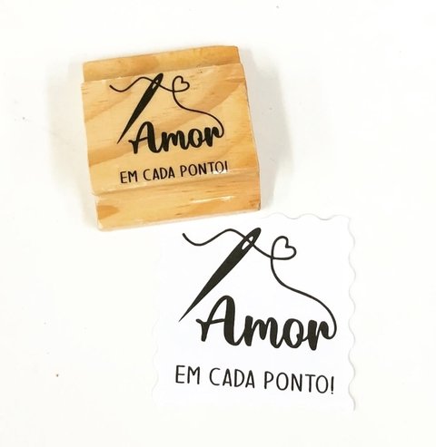Carimbo Amor Em Cada Ponto