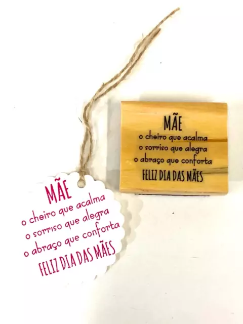 Carimbo mãe o cheiro que me acalma ❤️