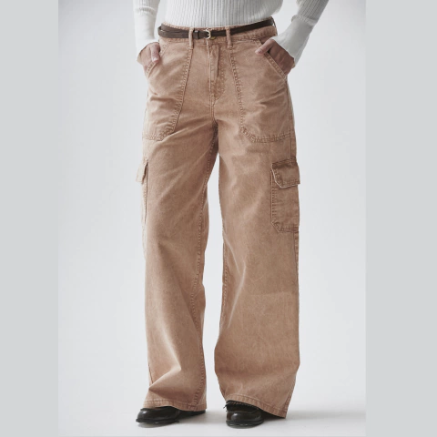 Pantalon Wide Leg Cargo - STAR (PA00766)