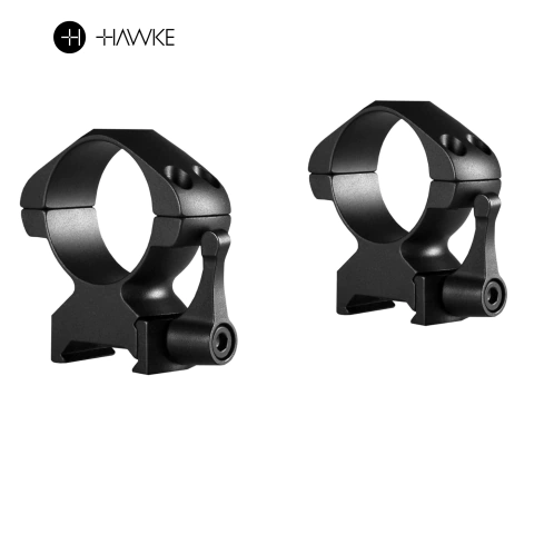 Anéis Aço 30mm p/ Weaver 21mm (Alto) Ajuste Rápido - Hawke COD 23017 - comprar online