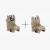 Conjunto de mira frontal/traseira MBUS FDE - Magpul