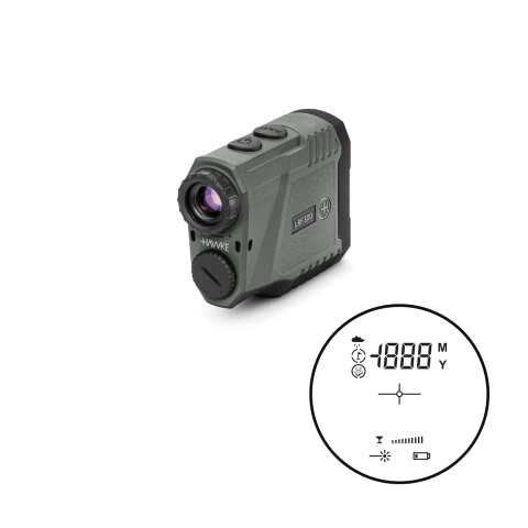 Telemetro Rangefinder 800yds p/ Caça - Hawke COD 41022