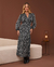 VESTIDO CREPE DECOTE V MANGA LONGA COM BABADO na internet