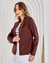 BLAZER DE NEOPRENE ALONGADO GOLA XALE - loja online