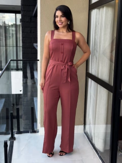 Macacão lastex atrás - Yamada Fashion