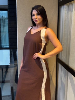 Vestido com duas cores - loja online