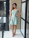 Vestido alças com laço atrás