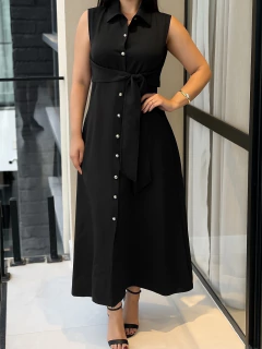 Vestido botões transpassado - comprar online