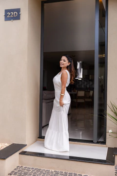 Vestido longo regata - loja online