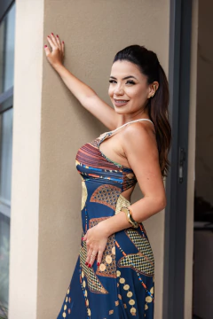 Vestido fluity amarração atras - comprar online