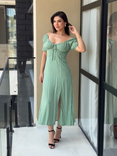 Vestido listras com forro - loja online
