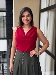 Blusa sedinha gola boba - Yamada Fashion