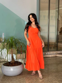 Vestido alça fluído sedinha - loja online