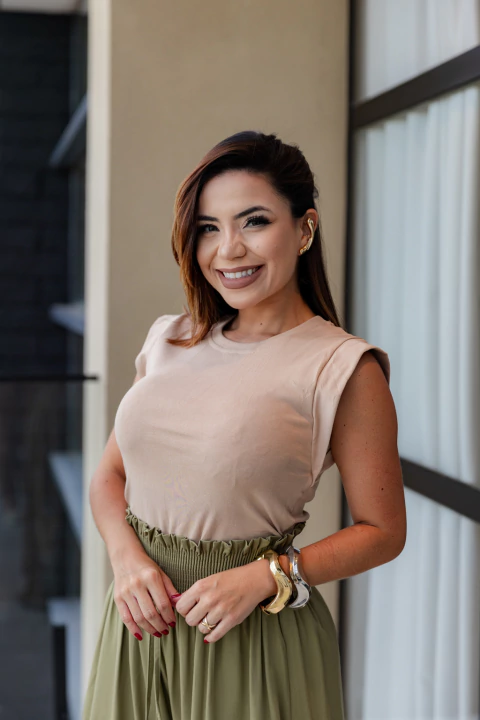 Blusa malha canelada