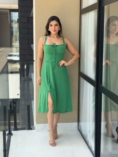 Vestido crepe com bojo - Yamada Fashion