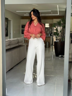 Calça pantalona luxo