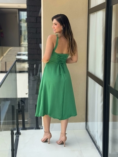 Vestido crepe com bojo - loja online