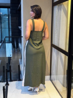 Vestido com duas cores