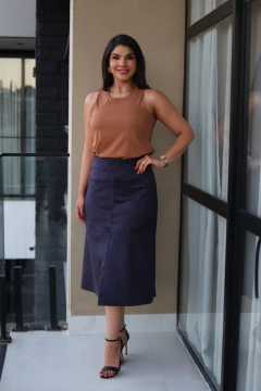 Saia suede - Yamada Fashion