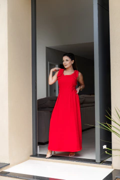 Vestido laço lateral bojo lastex atrás - comprar online