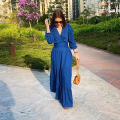 Vestido tencel longo na internet