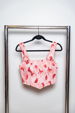 Cropped slim borboletas - Yamada Fashion