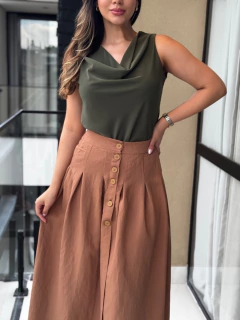 Imagem do Saia longa botões