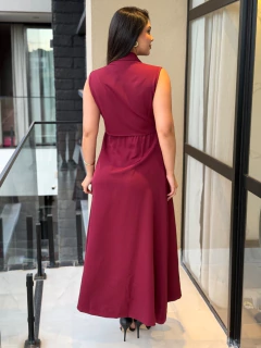 Vestido botões transpassado - loja online