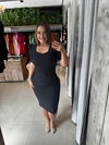 Vestido tubinho com elastano