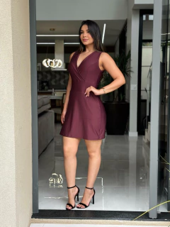 Macaquinho short saia - Yamada Fashion