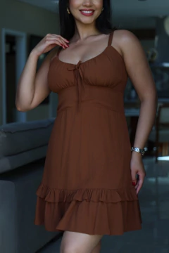 Vestido curto alça - comprar online