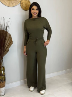 Conjunto malha canelada - Yamada Fashion