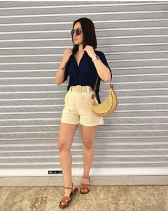 Short com cinto linho na internet