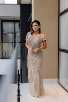 Saida de praia em crochê