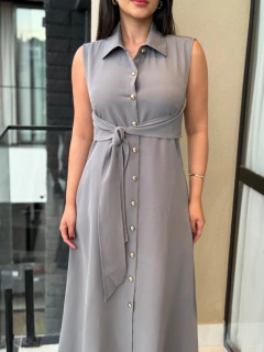 Imagem do Vestido botões transpassado