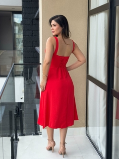 Imagem do Vestido crepe com bojo